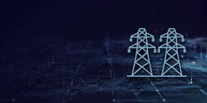 Abstract power grid.