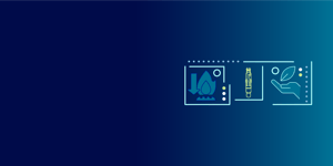 NuScale Power Module icon with sustainability icons.