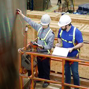 Doosan and NuScale employees working together.