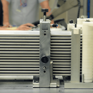 Close up of machinery.